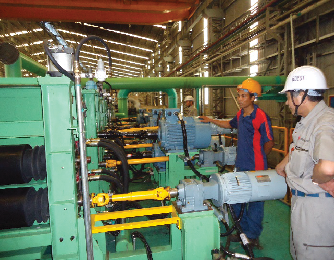 Chế tạo & lắp đặt dây chuyền làm sạch thép tấm